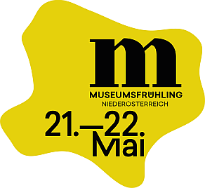 Logo Museumsfrühling Niederösterreich 2022 am 21. und 22. Mai